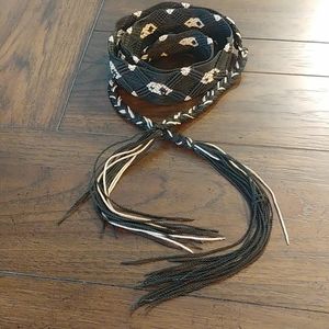 Woven Belt with Fringe